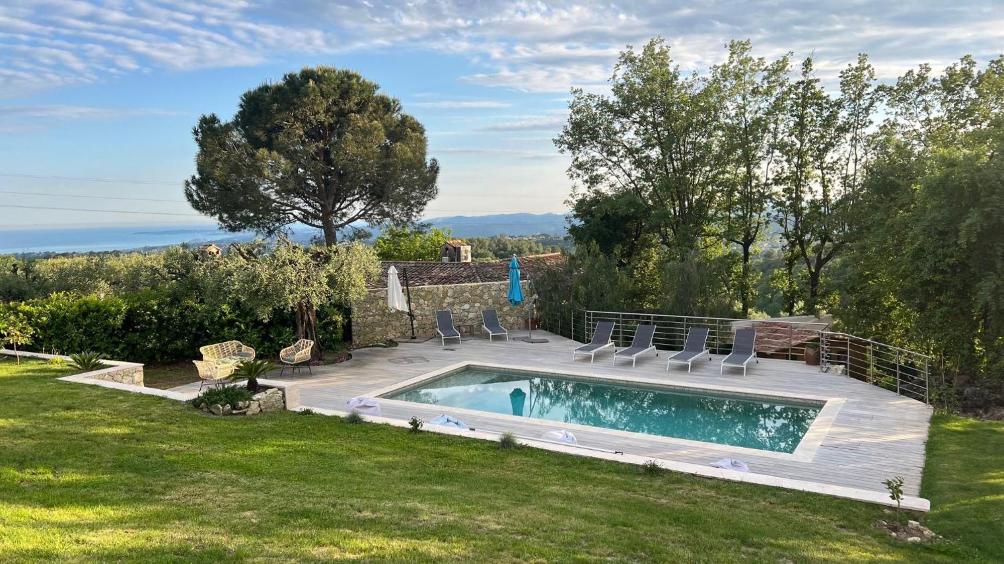 Magnifique Villa Moderne Avec Piscine La Gaude Esterno foto